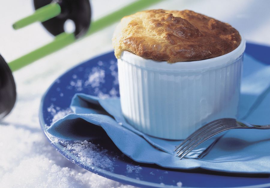 Soufflé au fromage et aux scorsonères