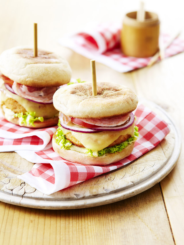 Cheeseburger de poulet à l'Appenzeller®