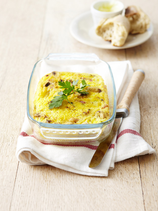 Fritatta aux lardons et à l'Emmentaler AOP