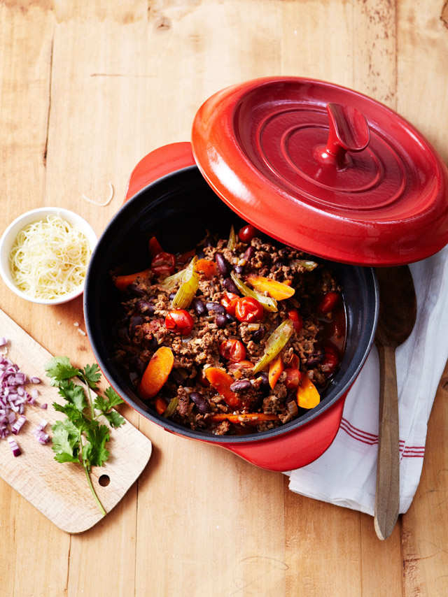 Chili con carne au Gruyère AOP