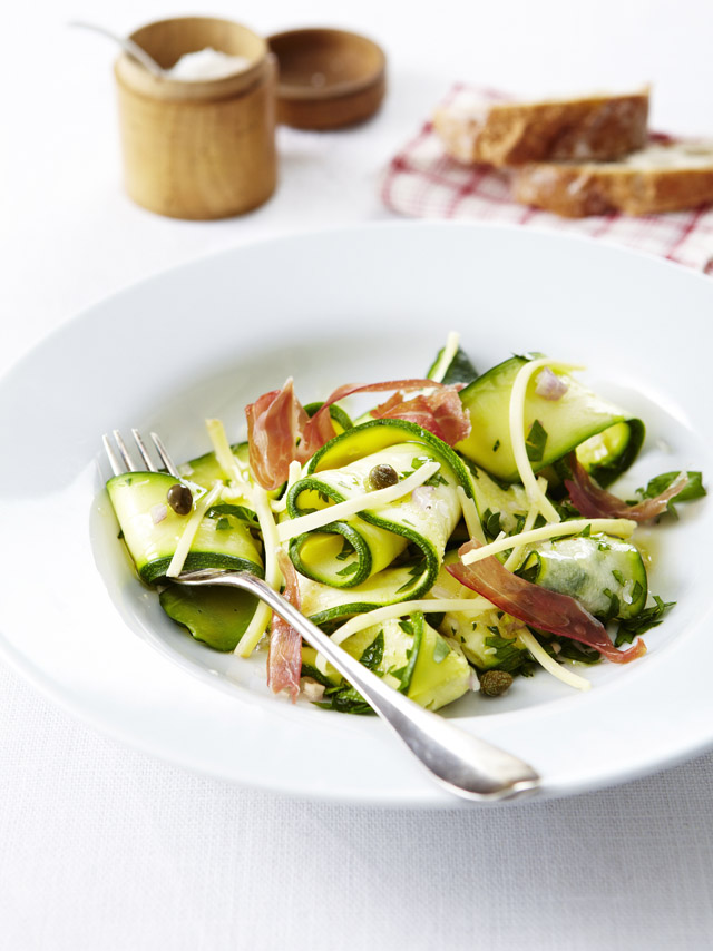 Salade de courgettes au Gruyère AOP