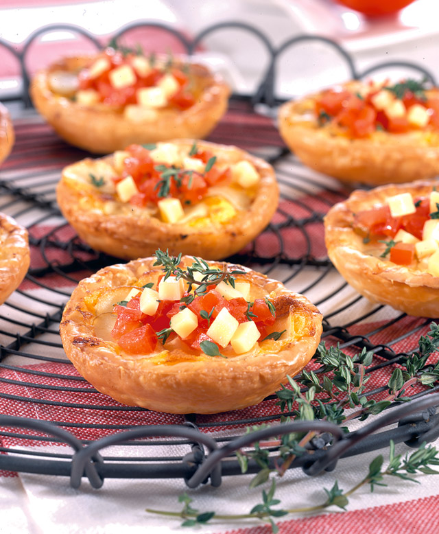 Mini quiches apéritif au Vacherin Fribourgeois AOP