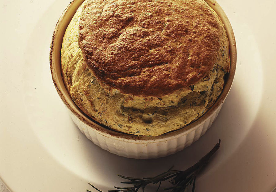 Kartoffel-Soufflé mit Kräutern